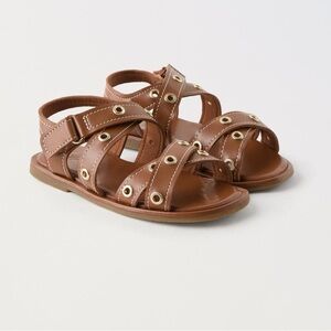 ZARA STUDDED SANDALS